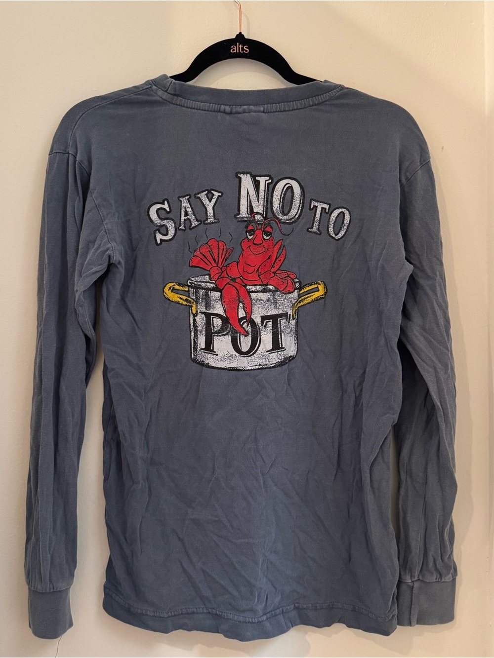 “Say No To Pot” Martha’s Vineyard Graphic Long Sleeve